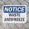 Signmission Waste Antifreeze, 14 in W x Rectangle, Plastic OS-2PACK-NS-P-1014-L-18954 - alternate 8